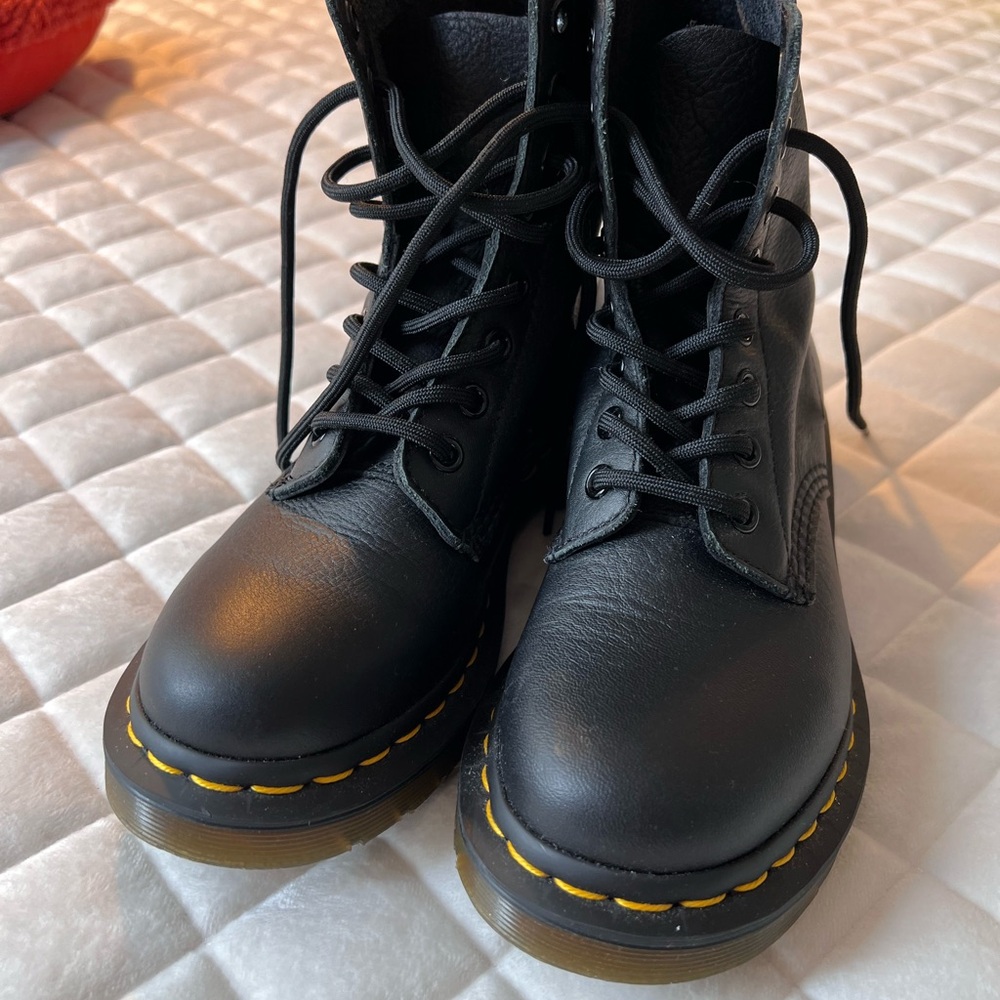 Dr. Martens Black Leather Boots US 5 EU 36